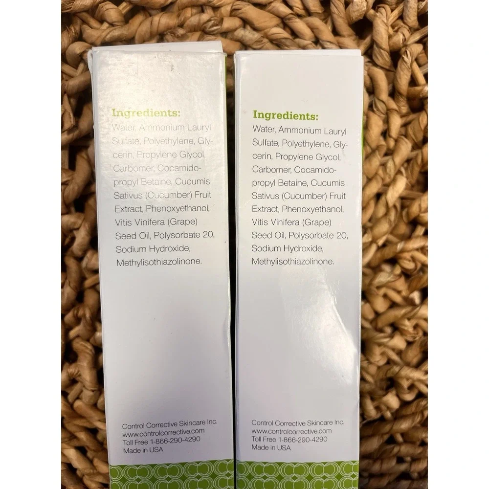 Control Corrective Cucumber Bead Cleanser , 6.7 Fl Oz Each 2 Bottles New In Box